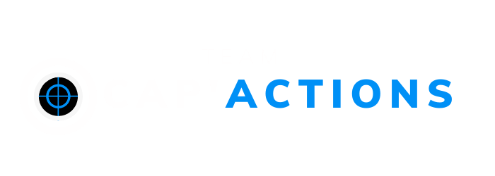 Logo Cap'Actions - formations professionnelles - blanc